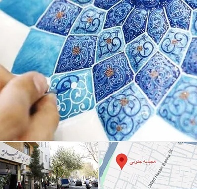 آموزشگاه میناکاری در مجیدیه جنوبی