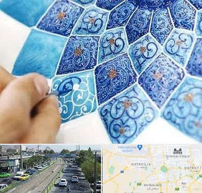 آموزشگاه میناکاری در جنوب تهران 