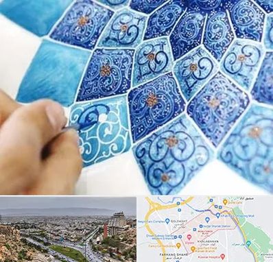 آموزشگاه میناکاری در معالی آباد شیراز 