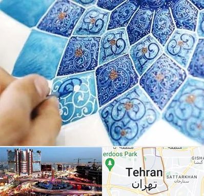 آموزشگاه میناکاری در صادقیه 