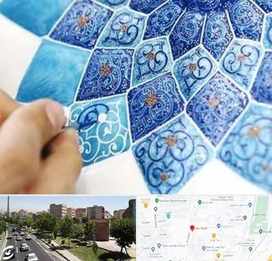 آموزشگاه میناکاری در شهرک آزمایش 