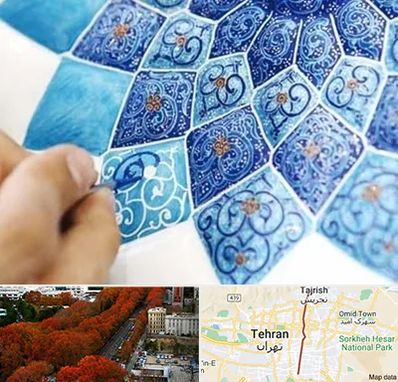 آموزشگاه میناکاری در ولیعصر 