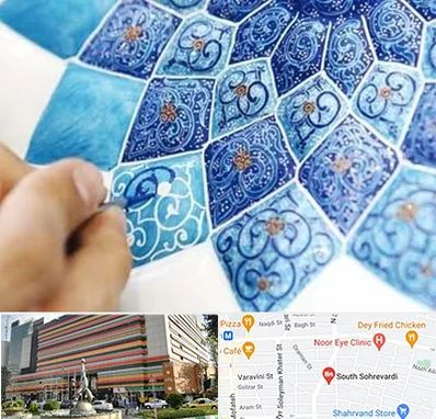 آموزشگاه میناکاری در سهروردی 