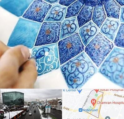 آموزشگاه میناکاری در اقدسیه 