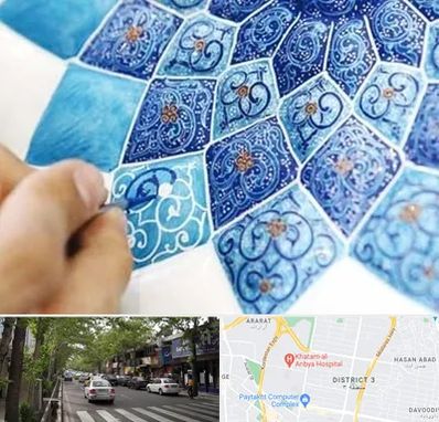 آموزشگاه میناکاری در ظفر 