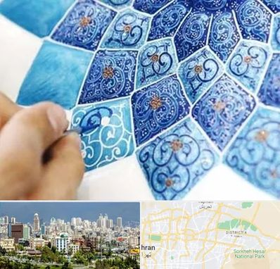 آموزشگاه میناکاری در شرق تهران 