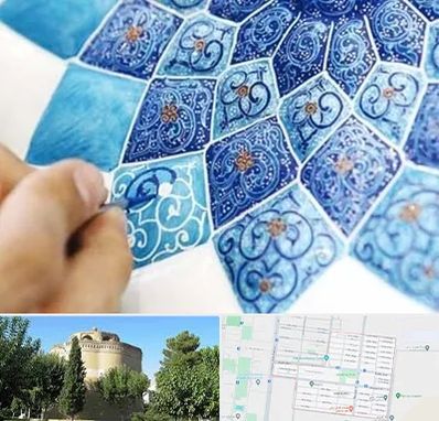 آموزشگاه میناکاری در مرداویج اصفهان 