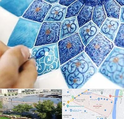 آموزشگاه میناکاری در گلستان اهواز 