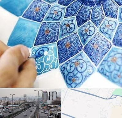آموزشگاه میناکاری در بلوار ارتش
