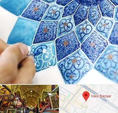 آموزشگاه میناکاری در بازار وکیل شیراز