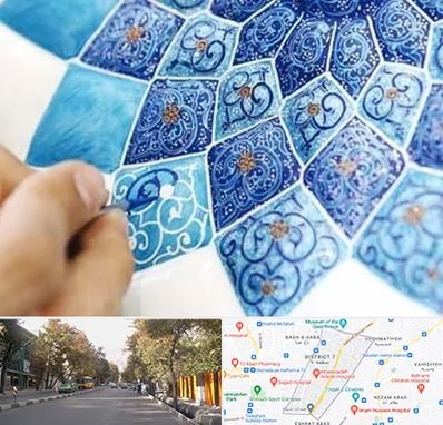 آموزشگاه میناکاری در شریعتی 