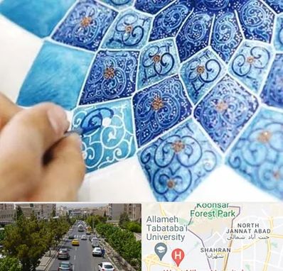 آموزشگاه میناکاری در شهران 