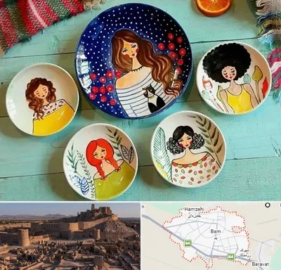 آموزشگاه نقاشی روی سفال در بم