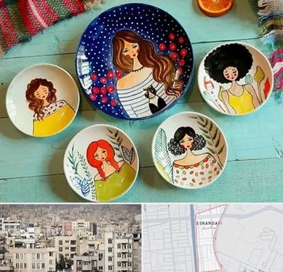 آموزشگاه نقاشی روی سفال در اسکندری