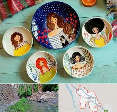 آموزشگاه نقاشی روی سفال در سراوان