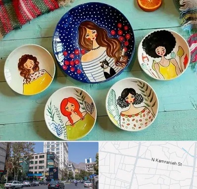 آموزشگاه نقاشی روی سفال در کامرانیه