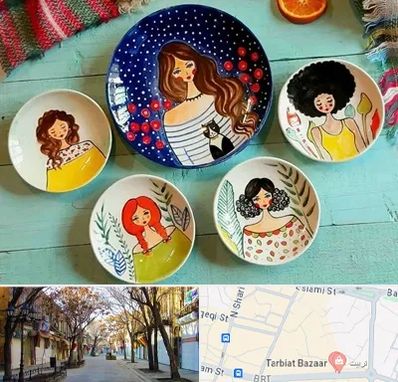 آموزشگاه نقاشی روی سفال در تربیت تبریز