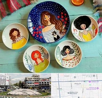 آموزشگاه نقاشی روی سفال در مرکز تهران