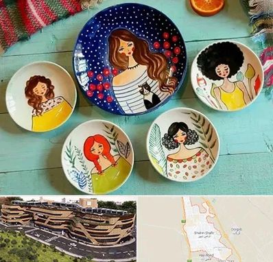 آموزشگاه نقاشی روی سفال در شاهین شهر