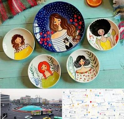 آموزشگاه نقاشی روی سفال در میدان انقلاب 