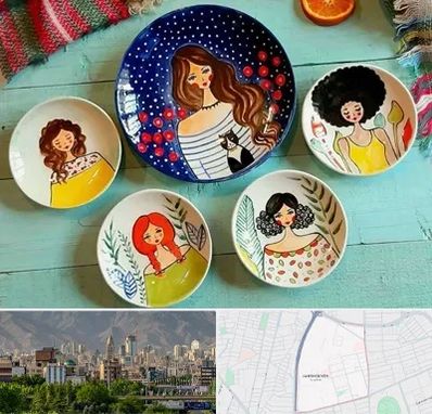 آموزشگاه نقاشی روی سفال در جمشیدیه