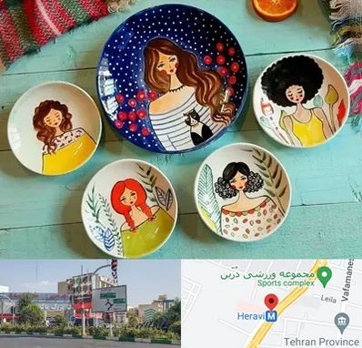 آموزشگاه نقاشی روی سفال در هروی 