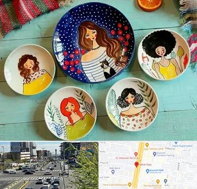 آموزشگاه نقاشی روی سفال در ستاری 