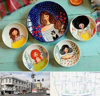 آموزشگاه نقاشی روی سفال در 17شهریور