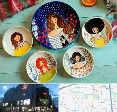 آموزشگاه نقاشی روی سفال در بلوار اباذر