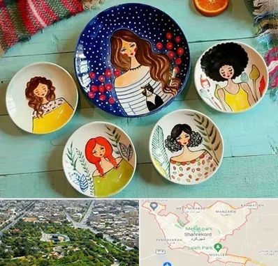 آموزشگاه نقاشی روی سفال در شهرکرد