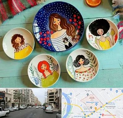 آموزشگاه نقاشی روی سفال در زیتون کارمندی اهواز 