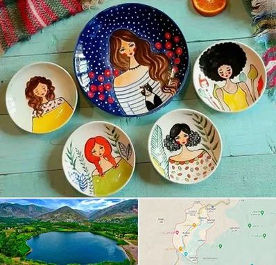 آموزشگاه نقاشی روی سفال در رودبار