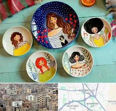 آموزشگاه نقاشی روی سفال در جنوب شرق تهران