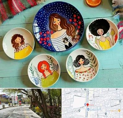 آموزشگاه نقاشی روی سفال در خیابان توحید اصفهان 