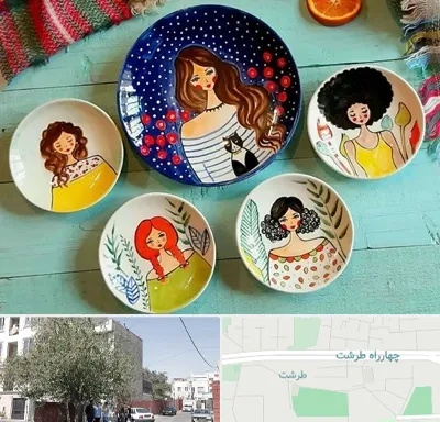 آموزشگاه نقاشی روی سفال در طرشت