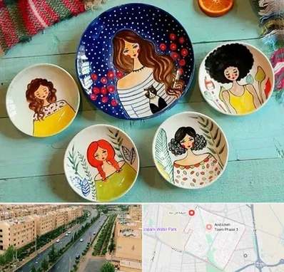 آموزشگاه نقاشی روی سفال در فاز سه اندیشه