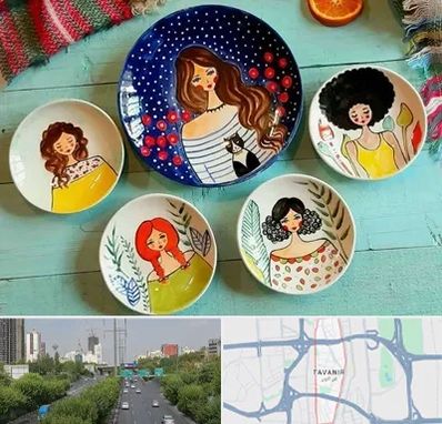 آموزشگاه نقاشی روی سفال در توانیر