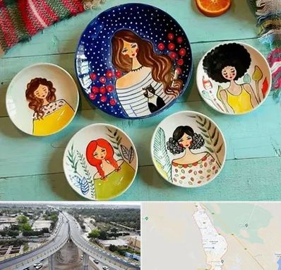 آموزشگاه نقاشی روی سفال در اندیمشک