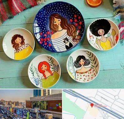 آموزشگاه نقاشی روی سفال در لاله پارک تبریز