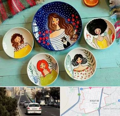 آموزشگاه نقاشی روی سفال در خطیب تبریز