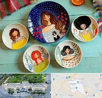 آموزشگاه نقاشی روی سفال در نسیم شهر