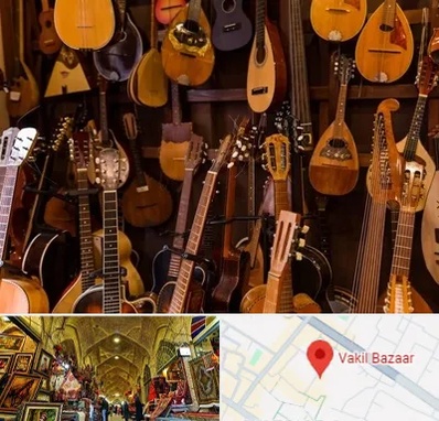 ساز موسیقی قسطی در بازار وکیل شیراز