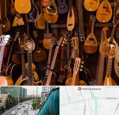 ساز موسیقی قسطی در بلوار فرحزادی