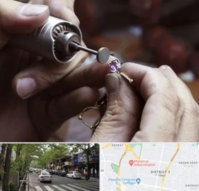 آموزشگاه جواهر سازی در ظفر 