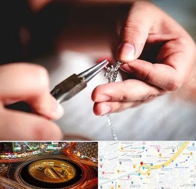 آموزشگاه طلاسازی در میدان ولیعصر 