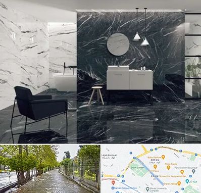 فروشگاه سنگ مرمریت در خیابان ارم شیراز 