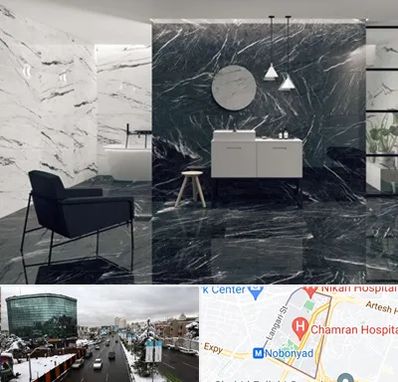 فروشگاه سنگ مرمریت در اقدسیه 