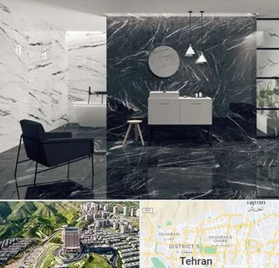 فروشگاه سنگ مرمریت در شمال تهران 