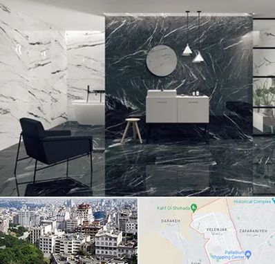 فروشگاه سنگ مرمریت در ولنجک 