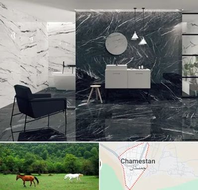 فروشگاه سنگ مرمریت در چمستان